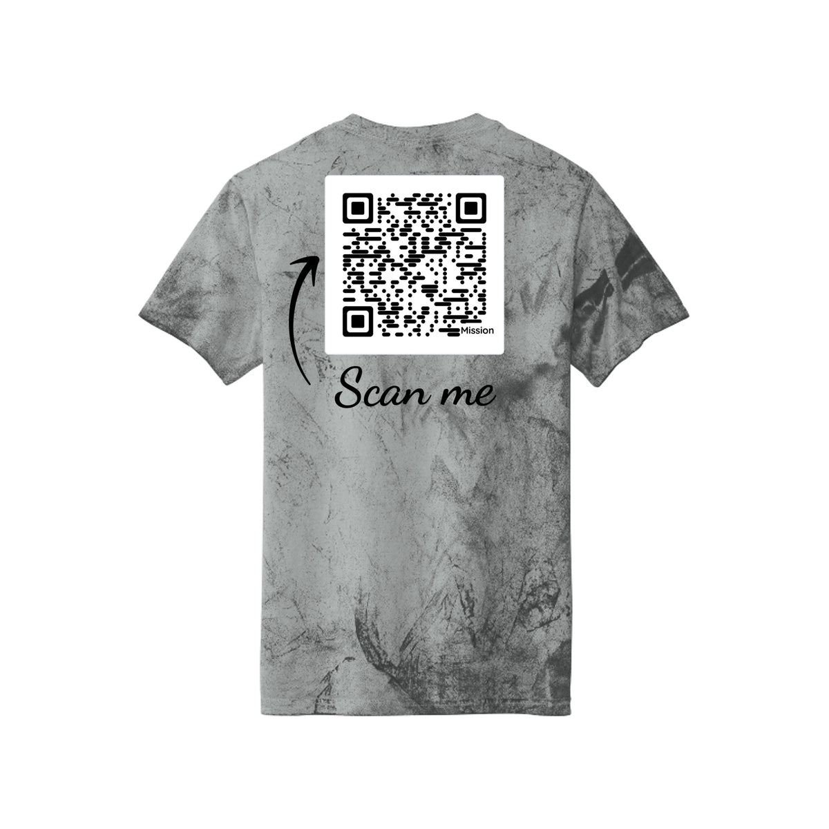 Tri Crow Coffee & Tea 3D Logo T-shirt Back Smoke